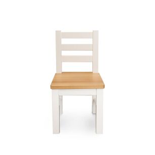 Krzesełko dziecięce drewniane białe POLSKI PRODUKT